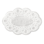 PAPSTAR 500 Mokkadeckchen oval weiss
