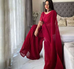 Saree With Stitched Blouse In Germany