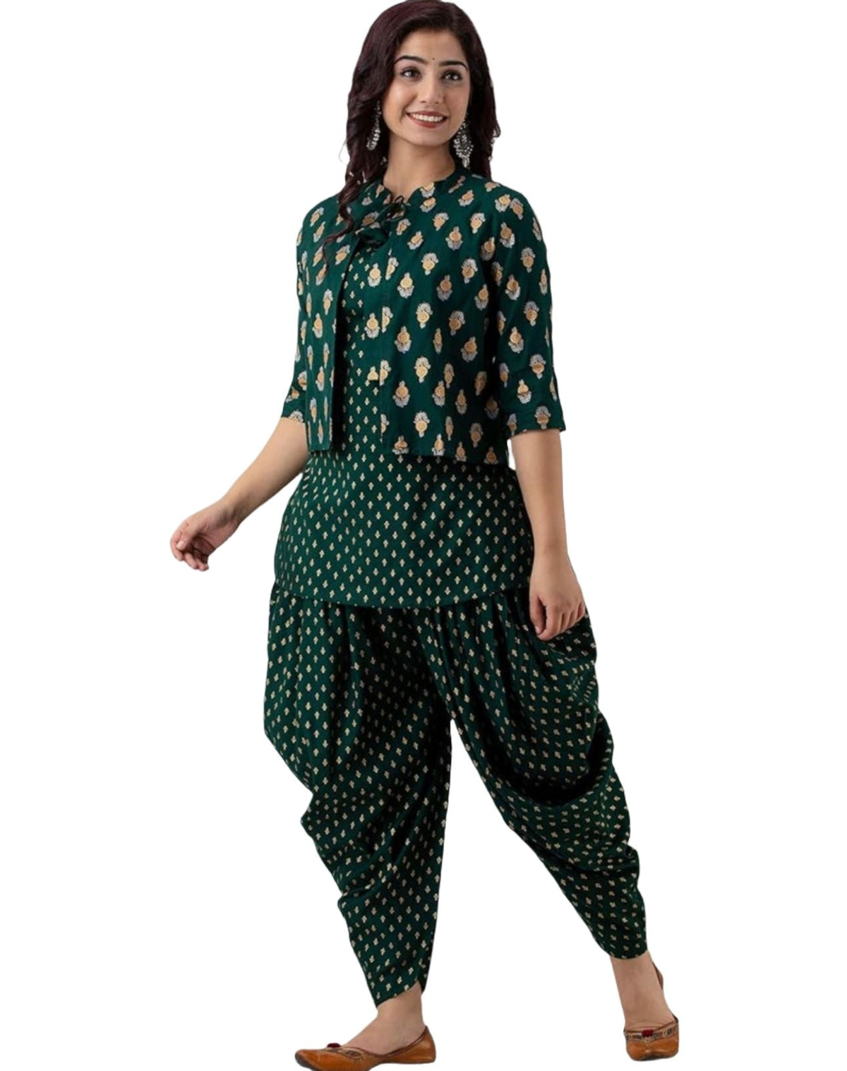 Kurta Dhoti Pant Ethnic Jacket Set In Germany