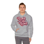 Love Is Love Hoodie – Retro Herz Pride Kapuzenpullover