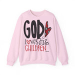 Gott liebt Seine Kinder Sweatshirt – Faith-Crewneck für Kinder und Familie