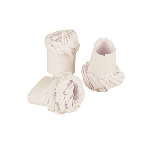 PAPSTAR Geflügelmanschetten 1,8 cm, weiß, ideal für Festlichkeiten | Faltschachtel (100 Stück) Namma Markt