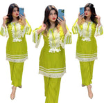 Lace Work Kurta With Pant In Germany