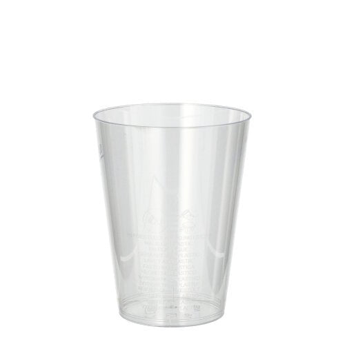Starpak 10 Trinkbecher, PS 0,2 l Ø 7,5 cm · 9,7 cm glasklar | Schrumpffolie (10 Stück)