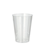 Starpak 10 Trinkbecher, PS 0,2 l Ø 7,5 cm · 9,7 cm glasklar | Schrumpffolie (10 Stück)