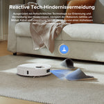 Roborock QV 35A Saugroboter Set (verbessert von Qrevo S) mit Multifunktionsdock (mit Staubsaugerbeutel*2 Stück)