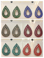 Teardrop Crystal Marquise Earrings