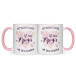 Bedruckte Tasse mit Spruch Das höchste Glück
