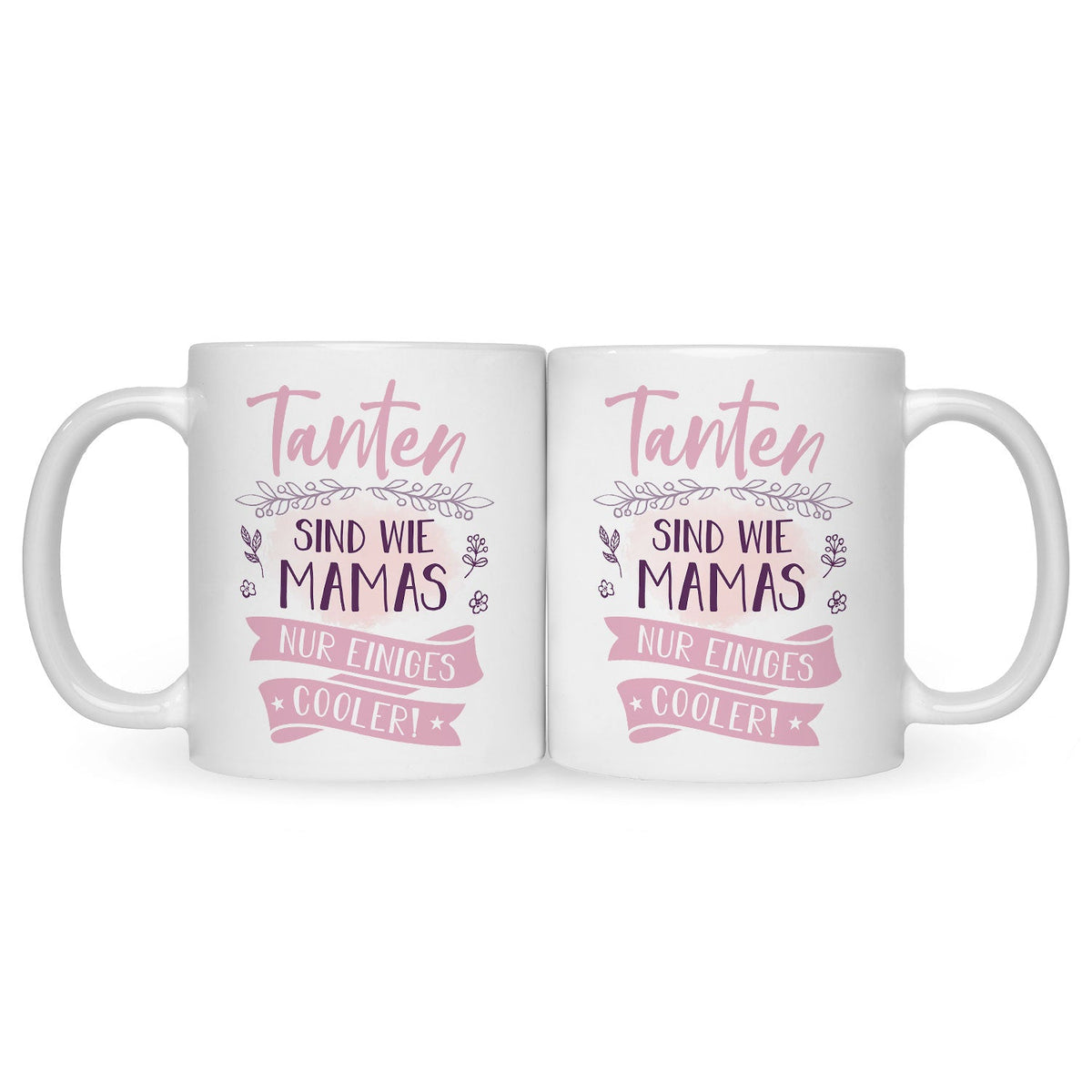 Bedruckte Tasse mit Spruch Tanten sind wie Mamas