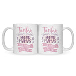 Bedruckte Tasse mit Spruch Tanten sind wie Mamas