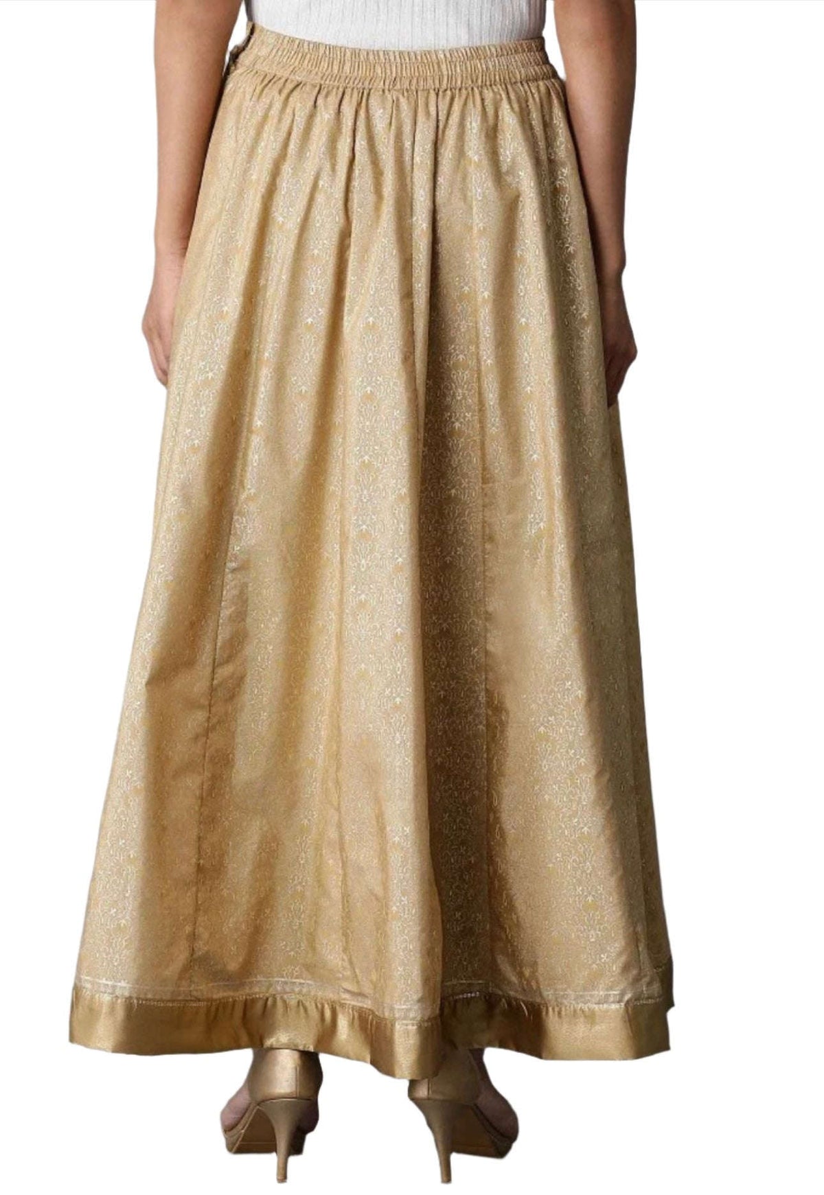 Gold Printed Skirt In Germany Namma Markt