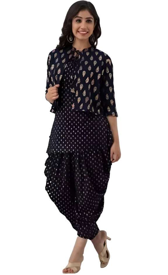 Kurta Dhoti Pant Ethnic Jacket Set In Germany