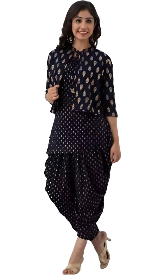 Kurta Dhoti Pant Ethnic Jacket Set In Germany
