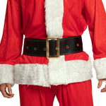 Weihnachtsmann Nikolaus Gürtel 150 cm | Schwarz
