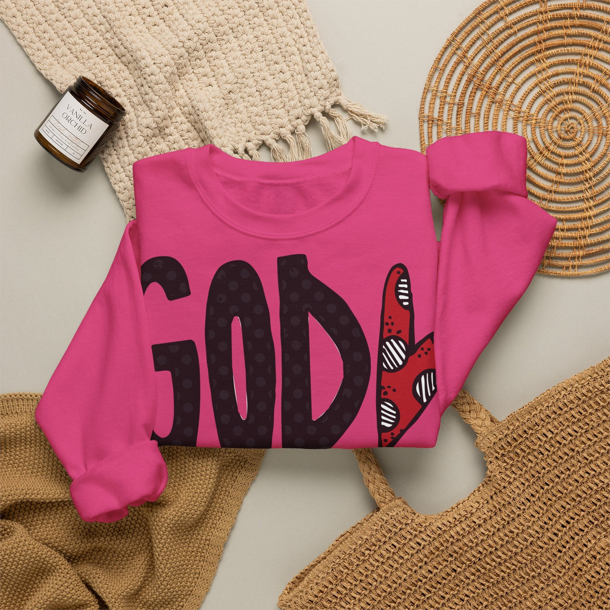 Gott liebt Seine Kinder Sweatshirt – Faith-Crewneck für Kinder und Familie