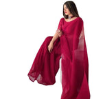 Saree With Stitched Blouse In Germany