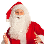 Weihnachtsmann Nikolaus Mütze "De Luxe" | Rot Weiß