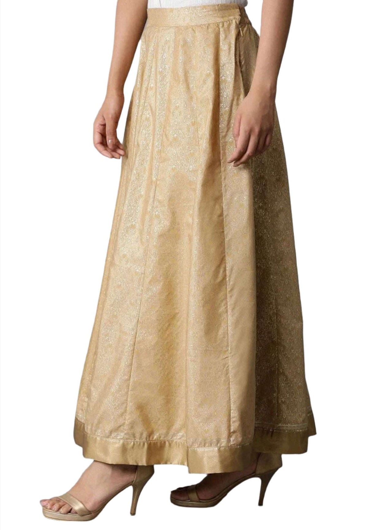Gold Printed Skirt In Germany Namma Markt