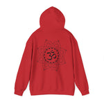 Lotus-Mandala-Hoodie mit Om-Symbol – Spirituelles Yoga-Sweatshirt