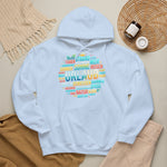 Urlaub Hoodie – Tropischer Palm Sunset Kapuzenpullover