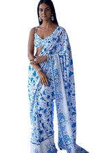 Linen Saree