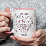 Bedruckte Tasse mit Spruch Keine Angst Mama