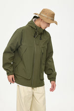 Men's Waterproof Jacket in Olive