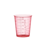 AMPri PP Medizinbecher 30 ml graduiert, verschiedene Farben