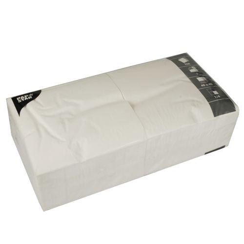 PAPSTAR 250 Servietten, 3-lagig 1/4-Falz