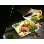 Starpak 3 Gastronorm-Behälter, Alu eckig 3,4 l 5 cm x 26,2 cm x 32,2 cm 1/2 | Schrumpffolie (3 Stück)
