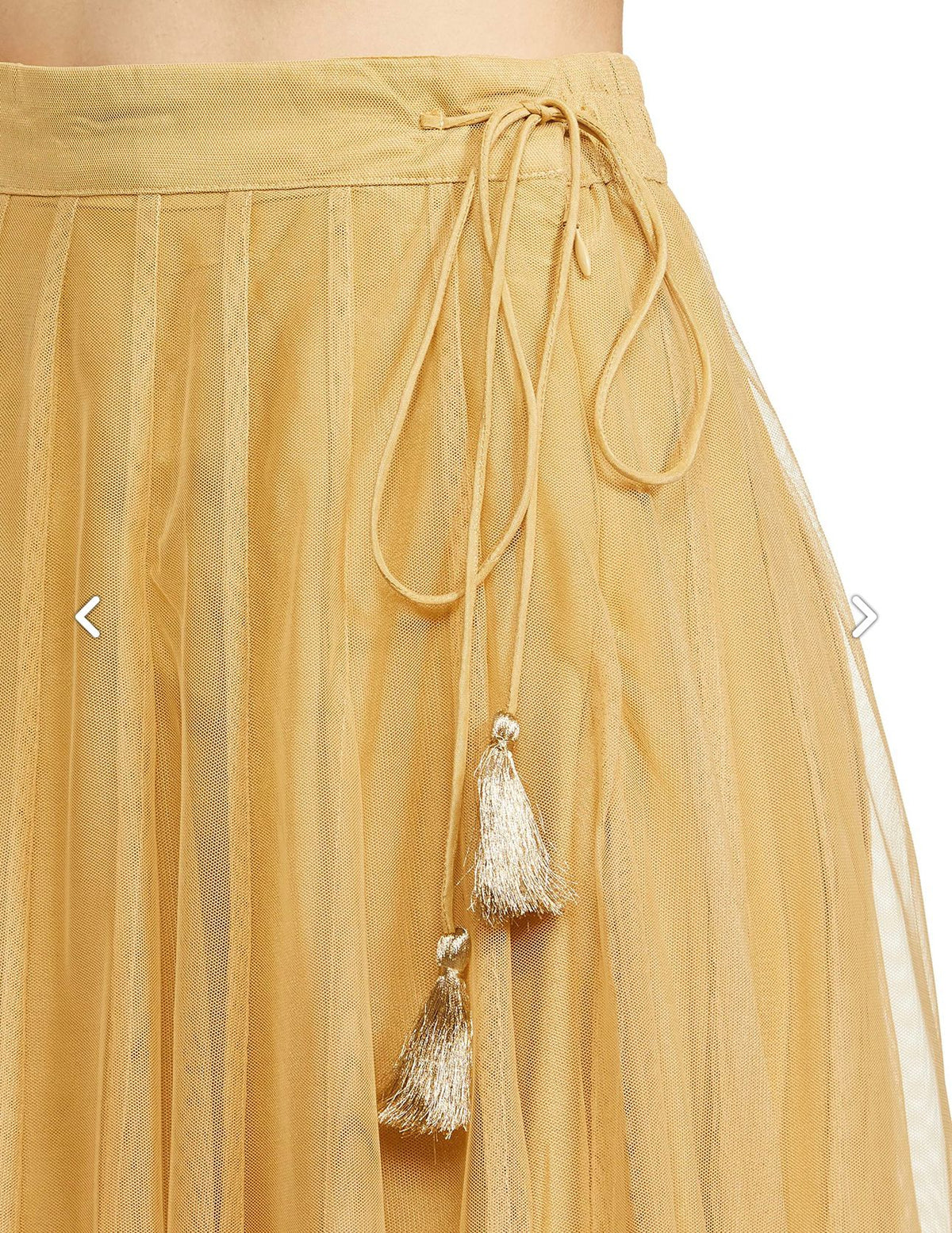 Golden Net Long Skirt In Berlin