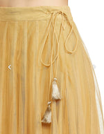 Golden Net Long Skirt In Berlin