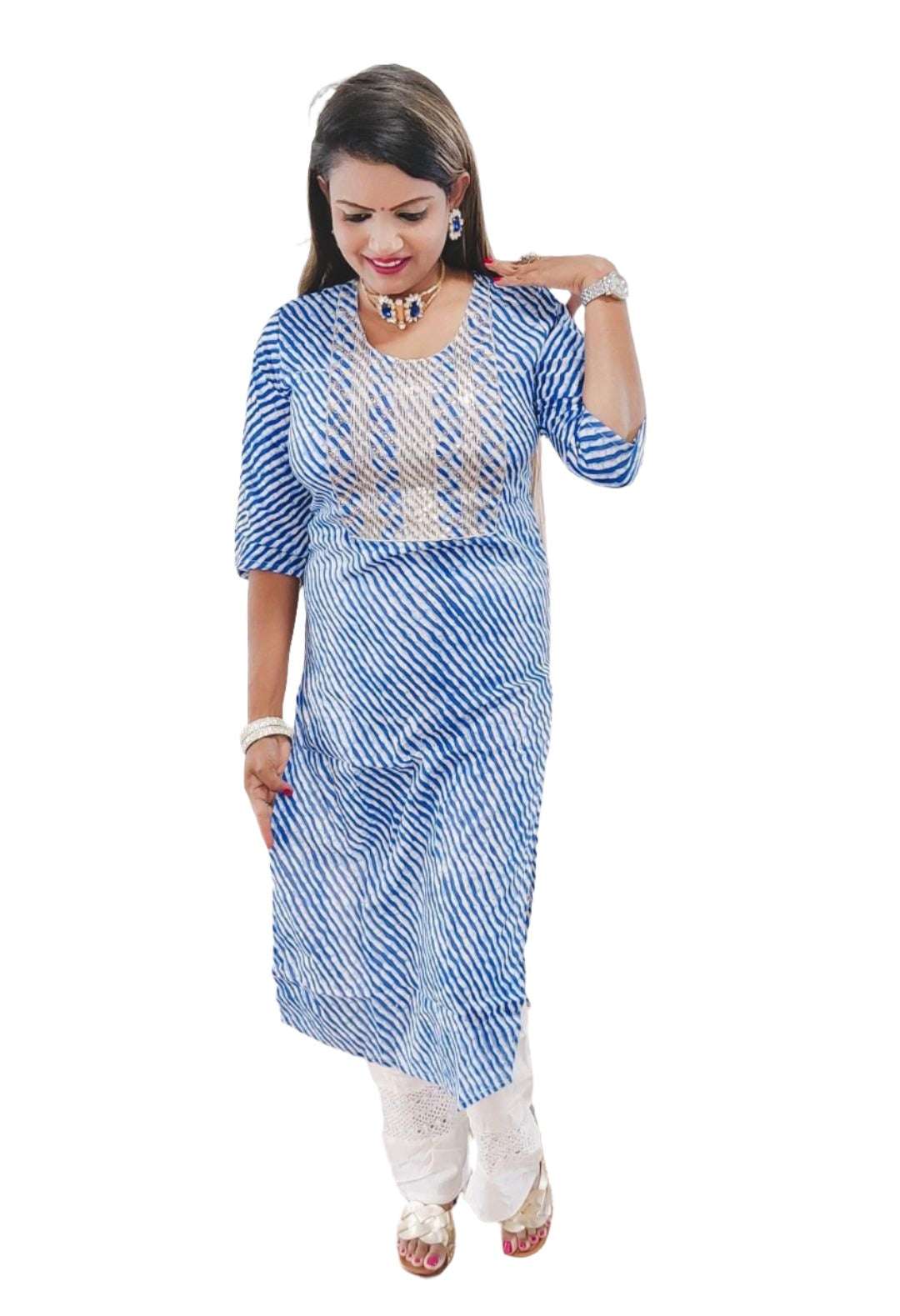 Lehariya Kurti With Pant In Germany