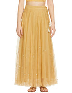 Golden Net Long Skirt In Berlin
