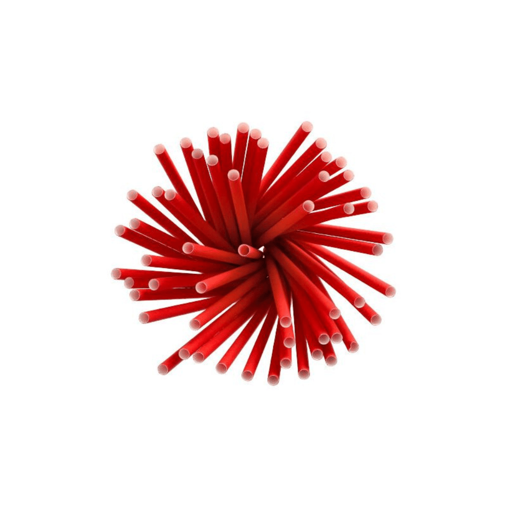 PAPSTAR Shake-Halme Papier Ø 8 mm 25 cm | 135 Stück