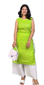 Bandhani Print Flare Plazzo Sharara Set