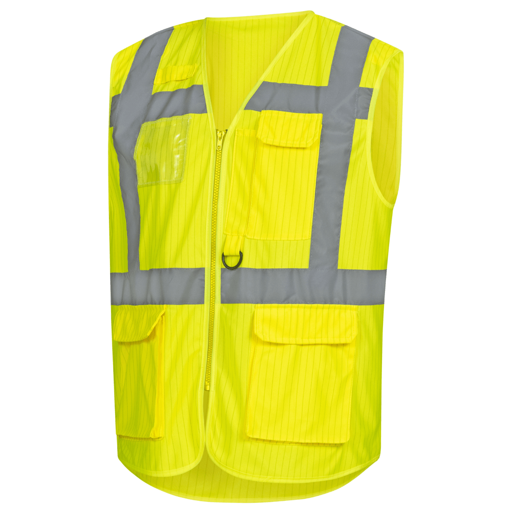 NITRAS Warnweste, EN ISO 1368, 100% Polyester