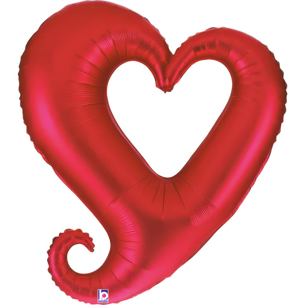 Shape Folienballon "Chain of Hearts" | 93 cm