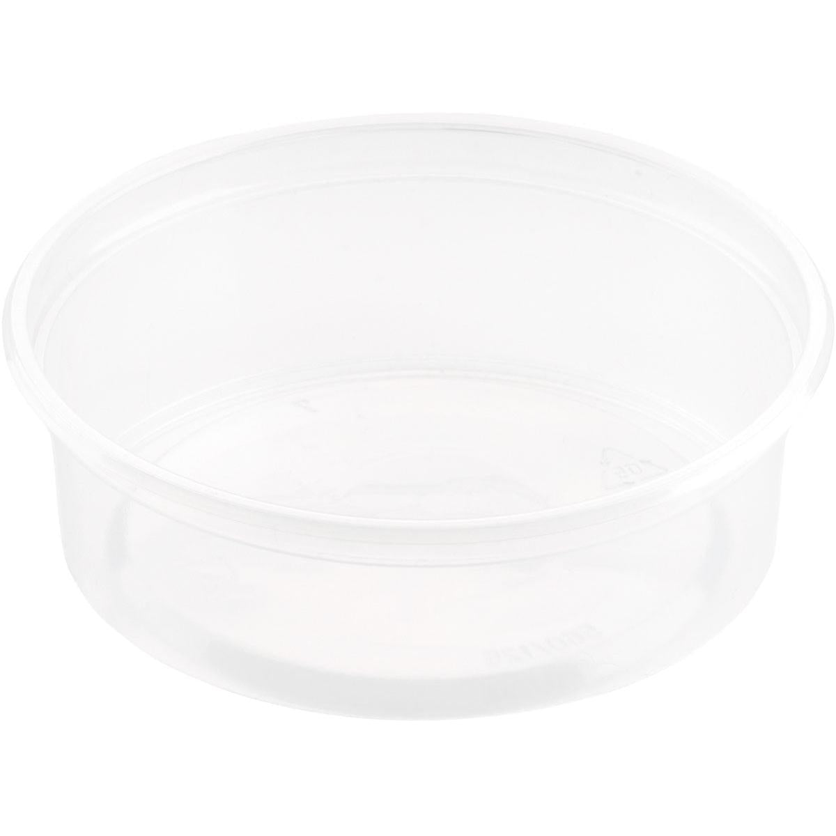 Delipack rund Transparent PP 101x101 | Packung (50 Stück)