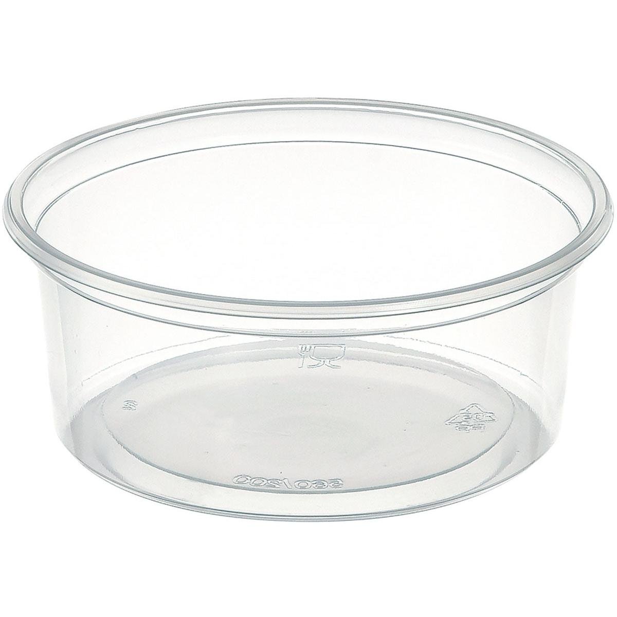 Delipack rund Transparent PP 101x101 | Packung (50 Stück)