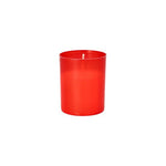 PAPSTAR Grablichte "Stundenbrenner" rot, Ø 5 cm, 6,5 cm hoch | Folie (4 Stück)