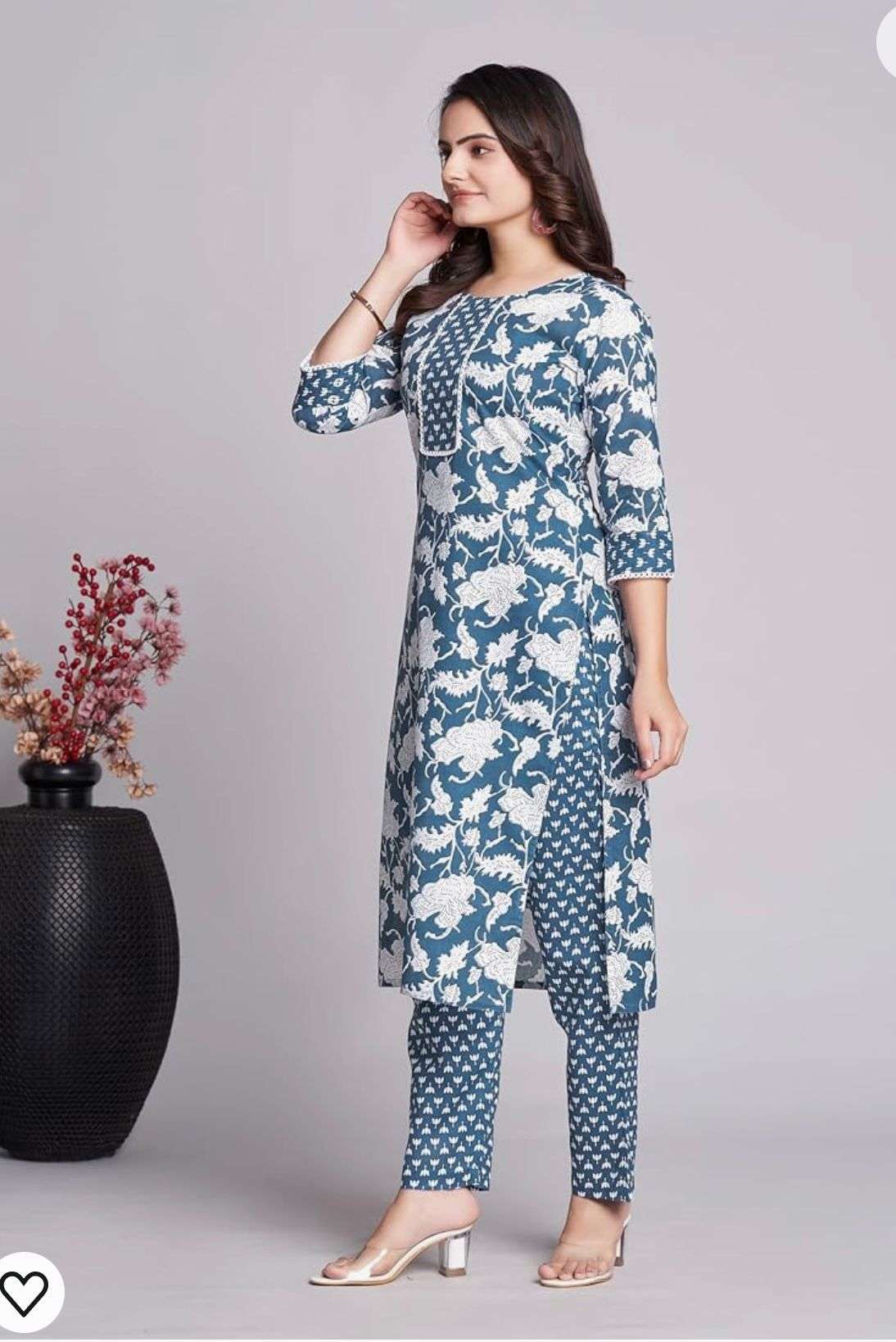 Pure Cotton Kurta With Pant In Germany
