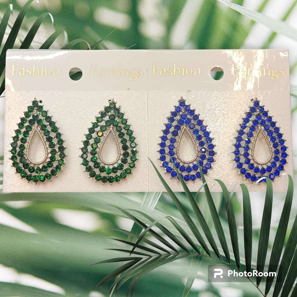 Teardrop Crystal Marquise Earrings