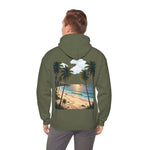 Urlaub Hoodie – Tropischer Palm Sunset Kapuzenpullover