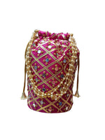Indian Mirror Potli Bag