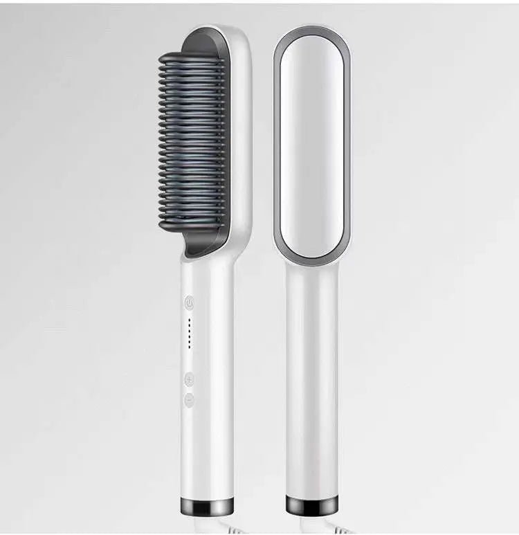 New 2 In 1 Hair Straightener Hot Comb