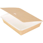 Pappbox, rechteckig, L  Braun Karton/PE 195x165x45  | Packung (250 Stück)