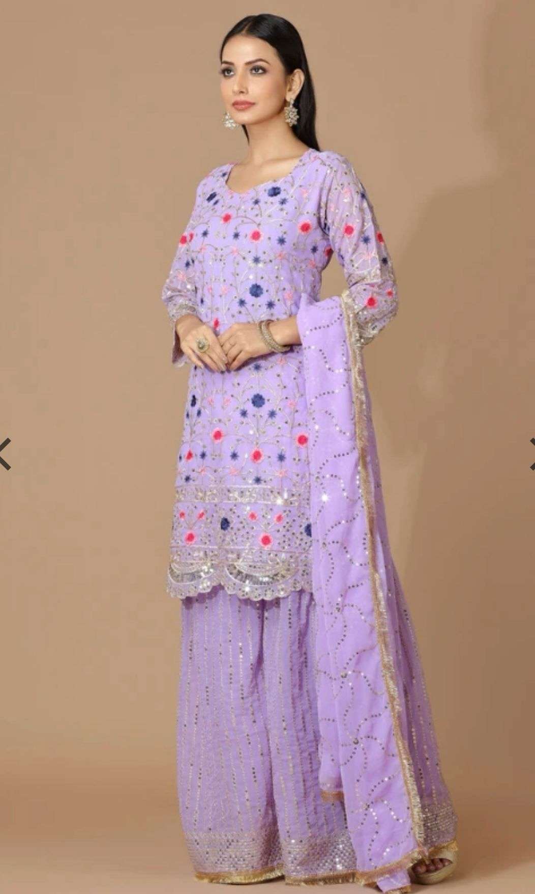 Pakistani Sharara Suit Set in Germany