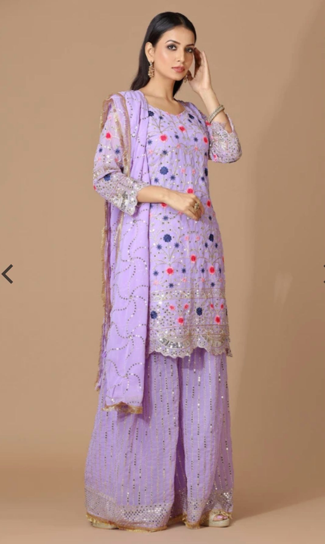 Pakistani Sharara Suit Set in Germany