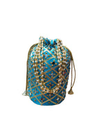 Indian Mirror Potli Bag